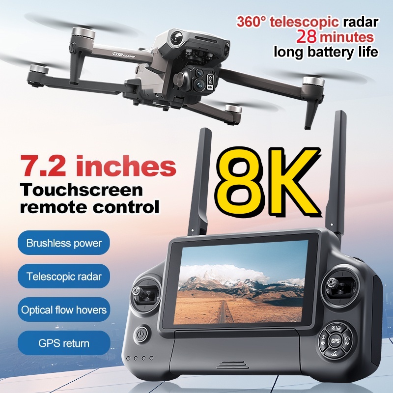 Drone Gimbal Case - Drone RC Quadricoptère 8K avec Nacelle