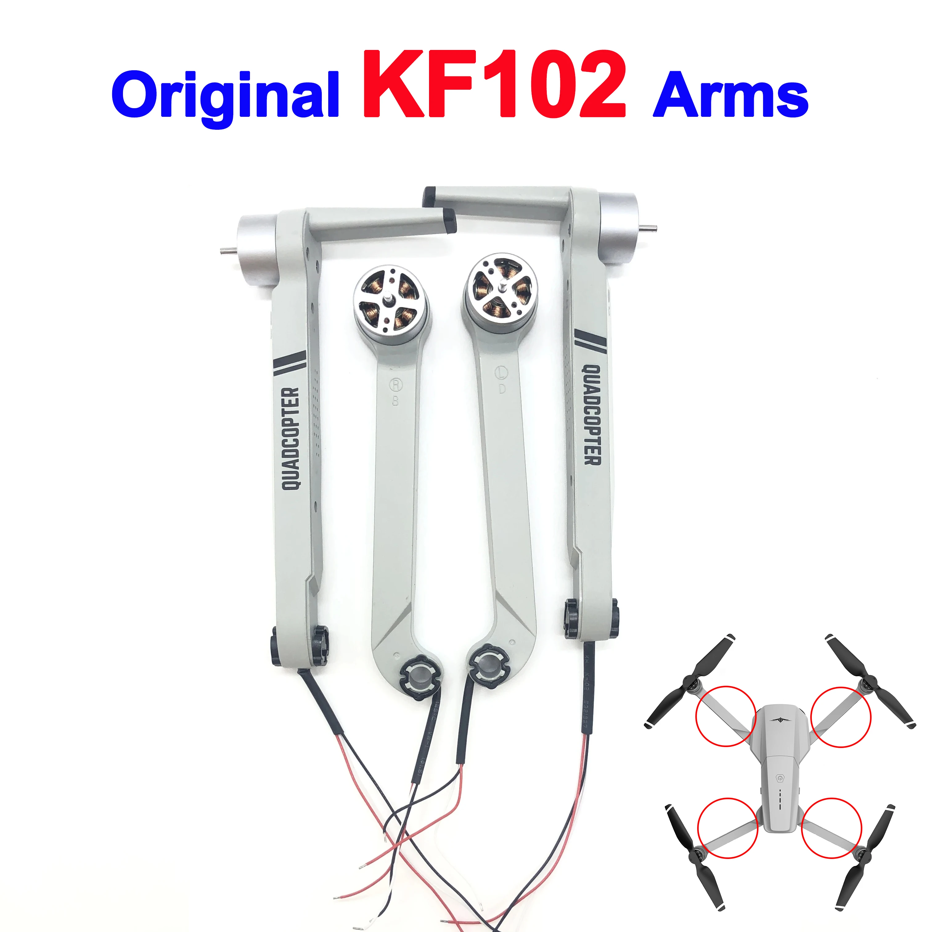 Drone Gimbal 2 Axis - KF102 MAX bras avant arrière accessoires