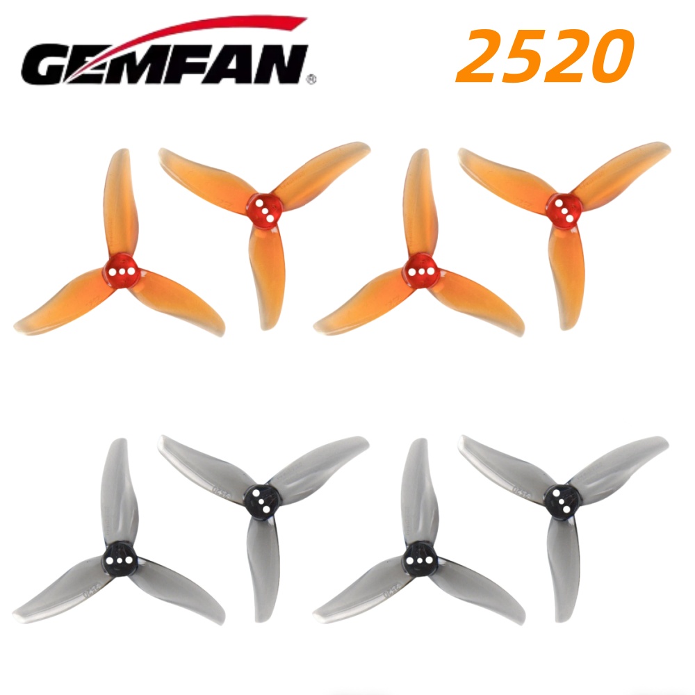Drone Gimbal Controller - 4 paires d'hélices Gemfan Hurricane 2520