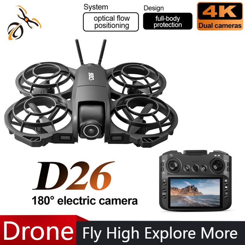Drone Gimbal 2 Axis - Drone D26 4K Aérien HD 180