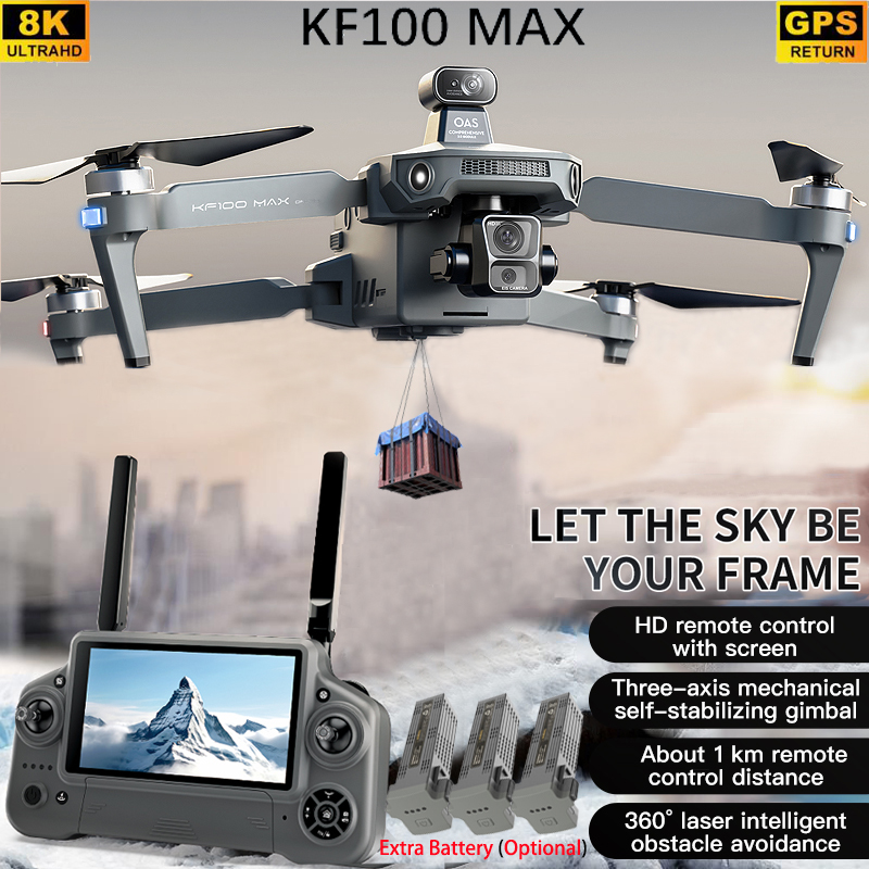 KF100 MAX GPS Drone 4K caméra  - Drone Gimbal 3 Axis avis et prix