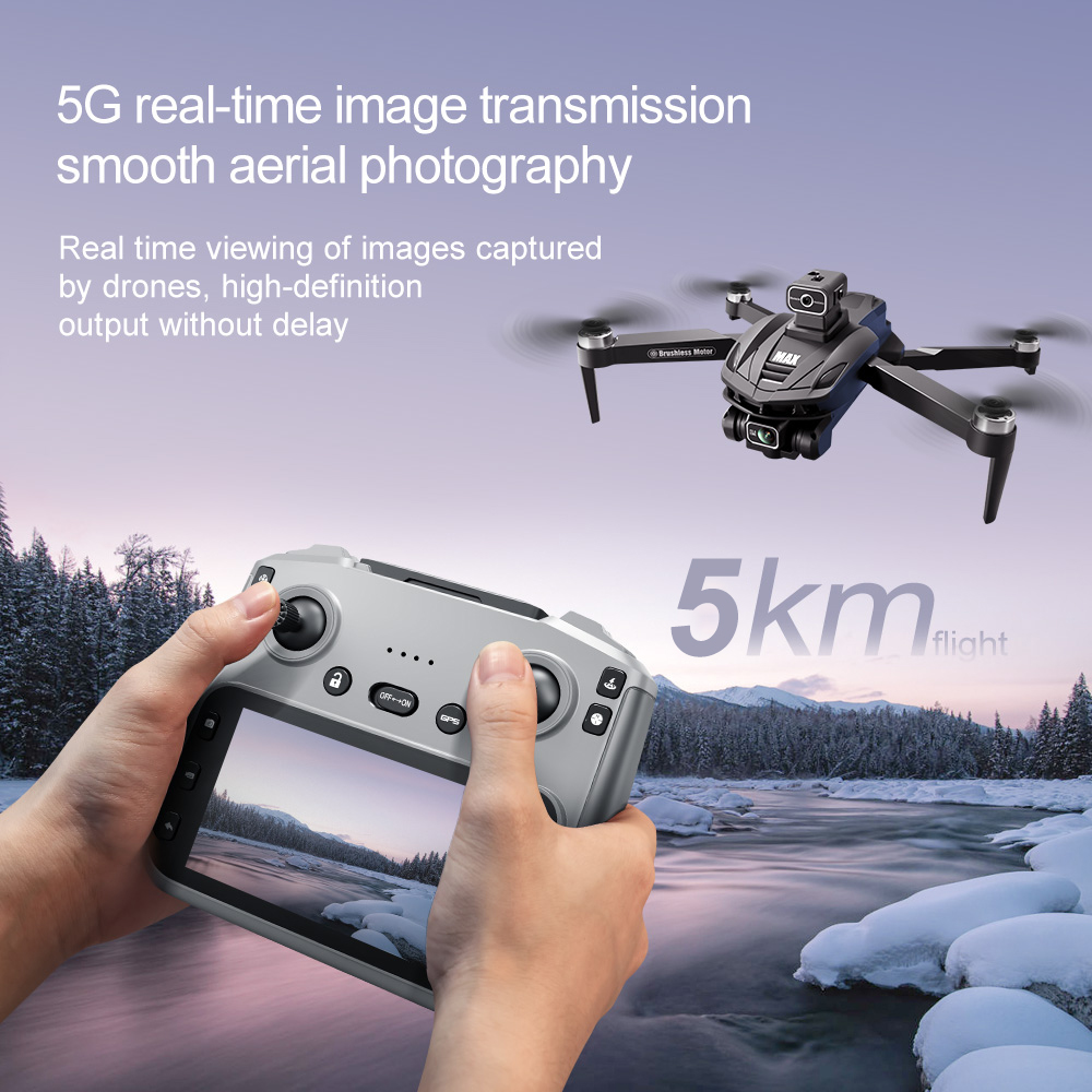 V168 PRO Max GPS Drone 8K prof - Drone Gimbal Brushless avis et prix
