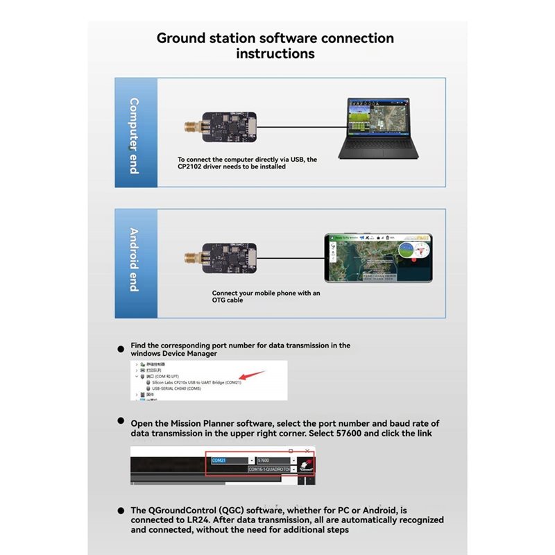 Station de sol R24-F pour PC/A - Drone Gimbal For Gopro avis et prix