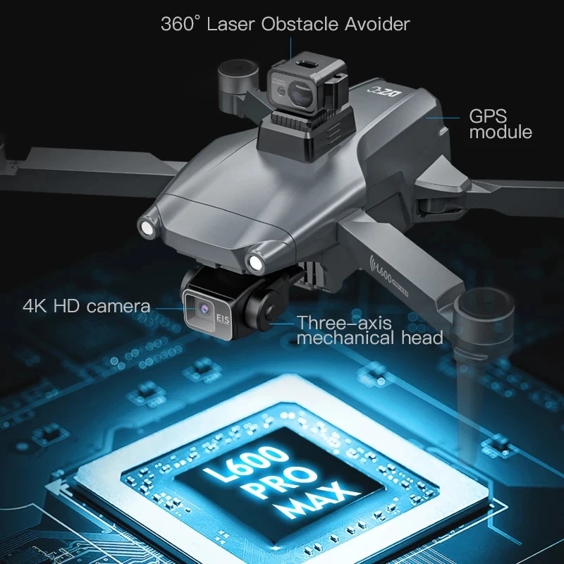 Drone GPS professionnel L600 P - Drone Gimbal Brushless avis et prix
