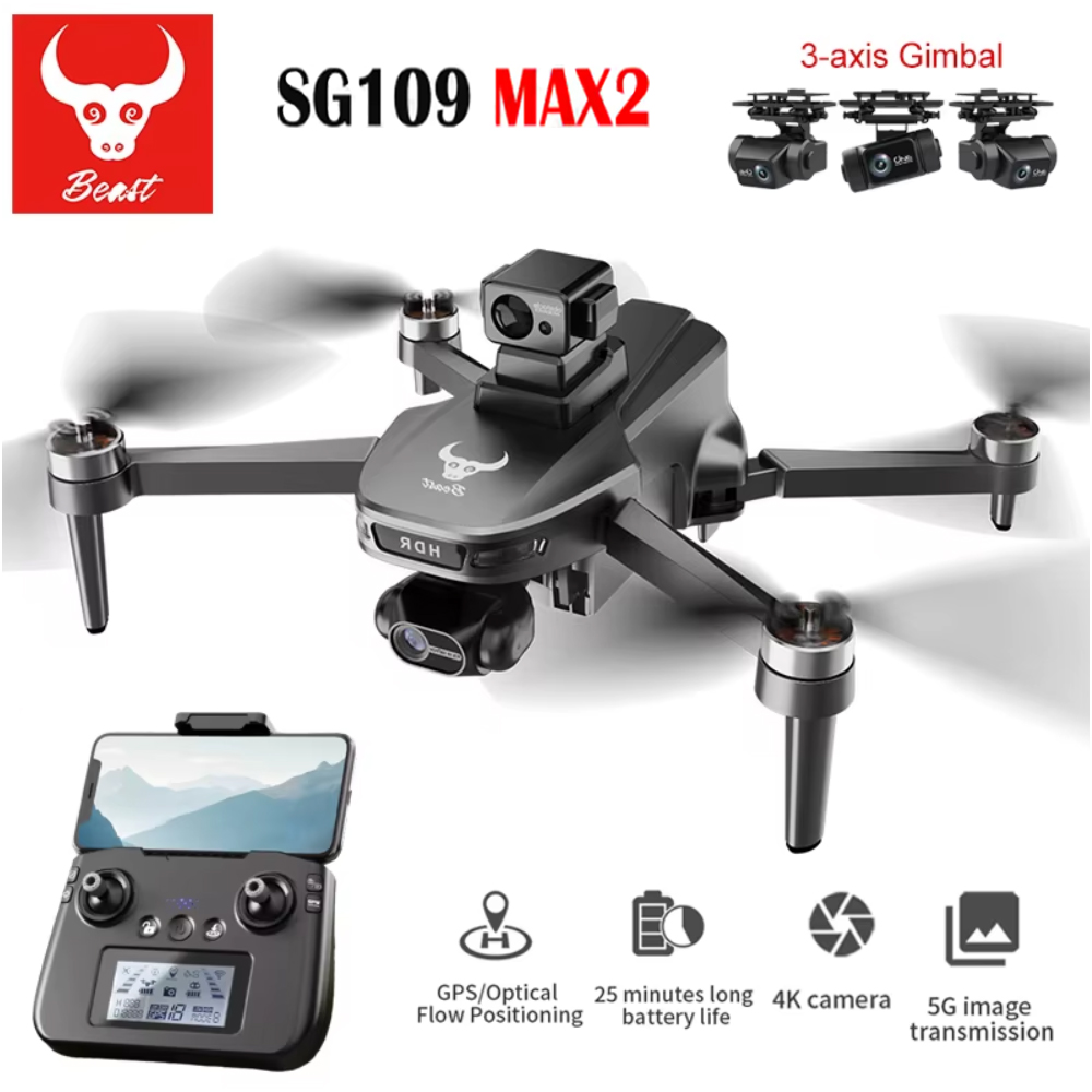 Drone avec caméra FPV 8K profe - Drone Gimbal 3 Axis avis et prix