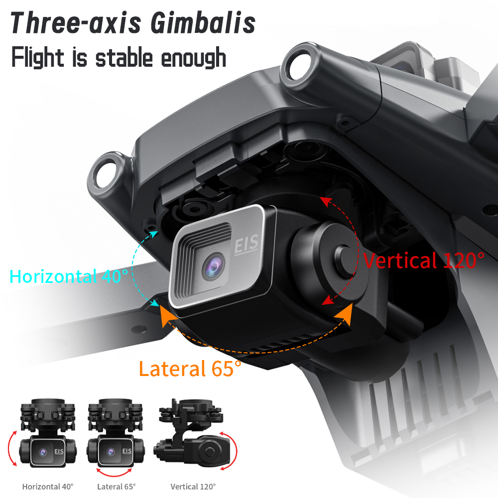 L600 Pro MAX /L600 PRO Drone 4 - Drone Gimbal 3 Axis avis et prix