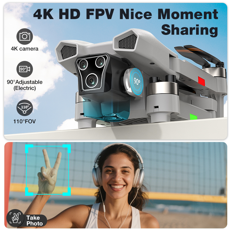 NOUVEAU Drone L017 Pro Brushle - Drone Gimbal Brushless avis et prix