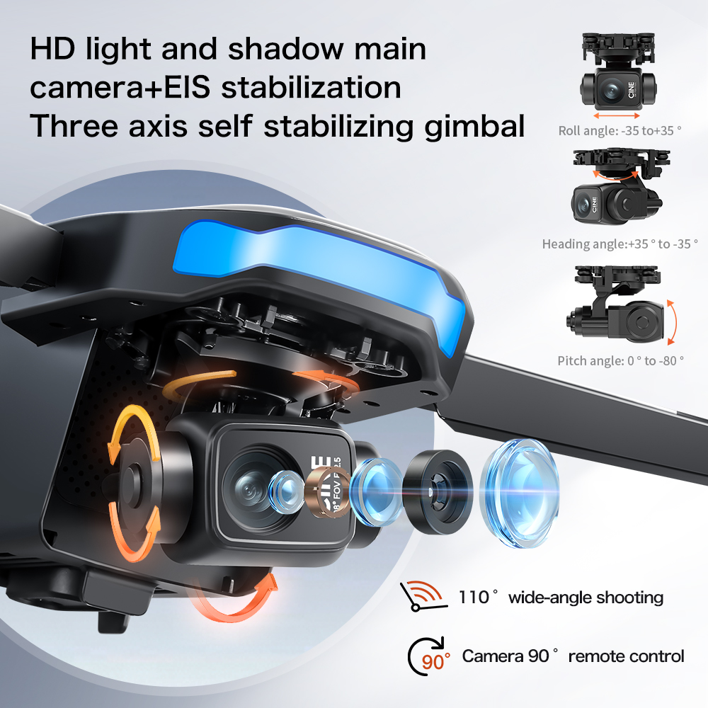 Nouveau drone S-X1 MAX GPS 8K  - Drone Gimbal Brushless avis et prix