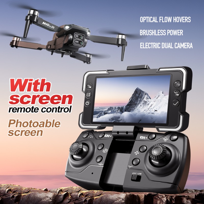 Drone caméra M10 avec télécomm - Drone Gimbal Brushless avis et prix